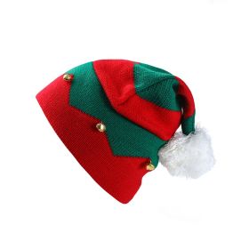 Christmas Elf Knitted Hat for Kids, Xmas Beanie Knit Hats Winter Warm Hats