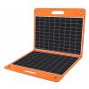 60W 18V Portable Solar Panel, Flashfish Foldable Solar Charger with 5V USB 18V DC Output Compatible with Portable Generator, Smartphones, Tablets and