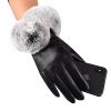 Winter Leather Gloves for Women, Fleece Lining Touchscreen Warm Gloves