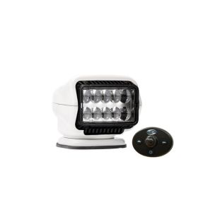 Stryker LED Permanent Mount w Hardwired DashMount Remote Wht
