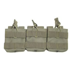 NcSTAR AR10 M1A FAL Triple Mag Pouch Green