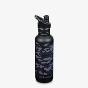 Klean Kanteen 27 Oz Classic Sport Top Black Camo