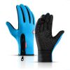2022 Winter Gloves For Men Waterproof Windproof Cold Gloves Snowboard Motorcycle Riding Driving Warm Touchscreen Zipper Glove