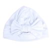 Newborn Baby Kids Boys Girls Soft Turban Cap Beanie Solid Bow Knot Wrap Hats Milk Fiber Beanis Baby