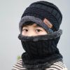 Autumn And Winter New Wool Hat Scarf Set Thick Warm Knit Hat Children's Hat