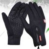 Outdoor Windproof Thickened Mittens Waterproof Winter Warm Gloves Touch Screen Gloves Unisex Ski Glo