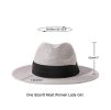 Panama Hat Summer Beach Sun Protection Sun Hat For Men Women