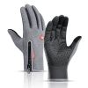 Winter Warm Wool Touch Screen Gloves Waterproof Windproof Cycling Motorcycle Ski Hiking Gloves