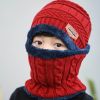 Autumn And Winter New Wool Hat Scarf Set Thick Warm Knit Hat Children's Hat