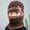 Autumn And Winter New Wool Hat Scarf Set Thick Warm Knit Hat Children's Hat