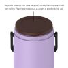 Healter 1.6 Litres Vacuum Insulated Food Flasks for Hot Food, 1600ml Stainless Steel Thermal Soup Container/ Food Jar with 2 inner boxes for Adult, Gr